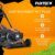 FUXTEC 4in1 Benzin Rasenmäher FX-RM5170eS mit E-Start - 4PS/2,9kW | 51cm Schnittbreite & Höhenverstellung 25mm-75mm | 4-Takt mit Hinterradantrieb - 60L Grasfangkorb, Mulchfunktion & Seitenauswurf - 4