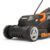 WORX WG730E Akku-Rasenmäher 20V - kraftvoller bürstenloser Motor - ideal für Gärten bis zu 200m² - 30cm Schnittbreite - Cut-to-Edge - 3 einstellbare Schnitthöhen - inkl. 4Ah Akku & Ladegerät - 6