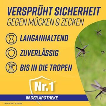 Anti Brumm Forte Pumpspray, 75 ml: Insekten-Repellent für effektiven Schutz gegen Mücken und Zecken, Mückenspray mit DEET - 2