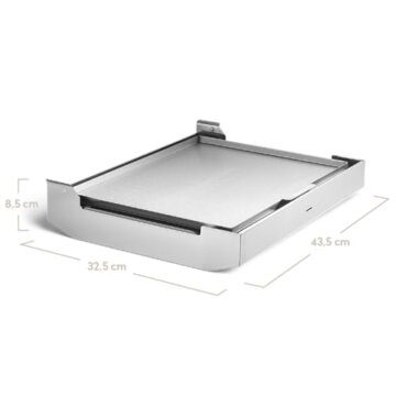BURNHARD Klappgrill Jones 2-Brenner mit Deckel, 6,4 kW Edelstahl Gasgrill inkl. Transporttasche mit Rucksackfunktion und Multitool, Faltgrill ideal für Camping - 4