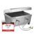 BURNHARD Klappgrill Jones 2-Brenner mit Deckel, 6,4 kW Edelstahl Gasgrill inkl. Transporttasche mit Rucksackfunktion und Multitool, Faltgrill ideal für Camping - 1
