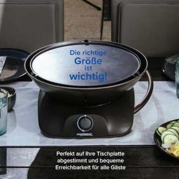 Campingaz 360 Grill CV, runder Tischgrill, Camping-Grill mit Deckel, Balkon-Grill, kleiner Gas-Grill mit 2.200 Watt Leistung, Betrieb mit CV470 Plus Gaskartusche - 8