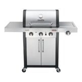 Char-Broil Professional 3400S - 3 Brenner Gasgrill mit Seitenbrenner, Edelstahl - 1