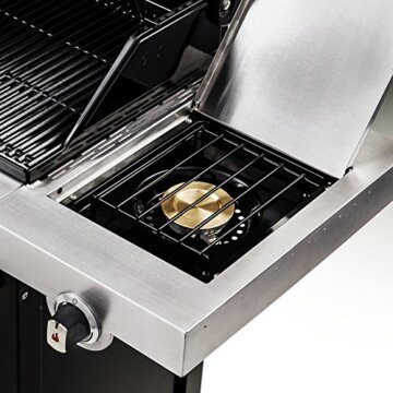 Char-Broil Professional 3400S - 3 Brenner Gasgrill mit Seitenbrenner, Edelstahl - 4