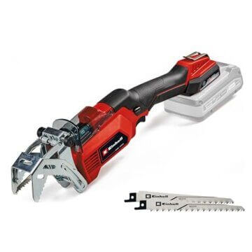 Einhell Akku-Astsäge GE-GS 18/150 Li-Solo Power X-Change (18V, 100 mm max. Schnittstärke 20 mm Hubhöhe, abnehmbarer Astbügel, inkl. 2x kwb Sägeblatt, ohne Akku) - 1