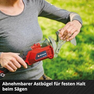 Einhell Akku-Astsäge GE-GS 18/150 Li-Solo Power X-Change (18V, 100 mm max. Schnittstärke 20 mm Hubhöhe, abnehmbarer Astbügel, inkl. 2x kwb Sägeblatt, ohne Akku) - 6