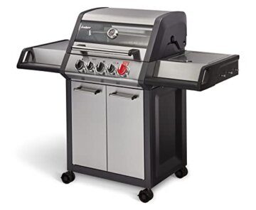 Enders® Gasgrill MONROE PRO 3 SIK TURBO, 3-Edelstahlbrenner, Seitenkocher, Infrarot-Backburner, PanoVision Sicht, HEAT RANGE™-Brenner, SWITCH GRID™, 800 °C TURBO ZONE™, SIMPLE CLEAN™ #8376 - 1