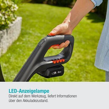 Gardena Akku-Trimmer ComfortCut 23/18V P4A ohne Akku: Rasentrimmer mit 230 mm Schnittkreis, Teleskopstiel und schwenkbarer Trimmerkopf (14701-55) - 4