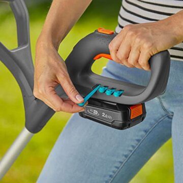 Gardena Akku-Trimmer SmallCut 23/18V P4A ohne Akku: Rasentrimmer mit 230 mm Schnittkreis, ergonomischer Griff, geringes Gewicht, integrierte Ersatzschneidemesser (14702-55) - 3