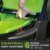 Greenworks 40V Kabelloser Akku Rasenmäher für Flächen bis zu 500 m², 41 cm Schnittbreite, 50-Liter-Sack PLUS zwei 40 V 2Ah-Akkus mit Ladegerät, 3 Jahre Garantie-G40LM41K2X - 3