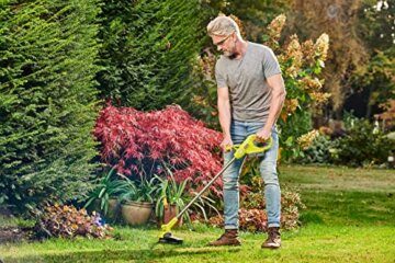 Ryobi 18 V ONE+ Akku-Rasentrimmer RY18LT23A-0 (Schnittbreite 23 cm, Schneidfaden-Dicke 1,6 mm, EasyEdge für Wechsel zwischen Kanten- und Trimmmodus, inkl. 1 x Fadenspule, ohne Akku & Ladegerät) - 4