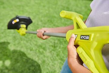 Ryobi 18 V ONE+ Akku-Rasentrimmer RY18LT23A-0 (Schnittbreite 23 cm, Schneidfaden-Dicke 1,6 mm, EasyEdge für Wechsel zwischen Kanten- und Trimmmodus, inkl. 1 x Fadenspule, ohne Akku & Ladegerät) - 6