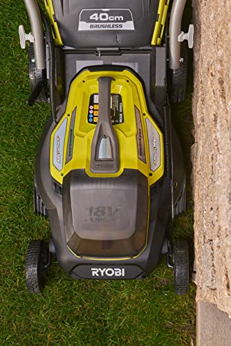 RYOBI 18 V ONE+ Brushless Akku-Rasenmäher RY18LMX40A-0 (Schnittbreite 40 cm, Reichweite bis zu 700 m², 6-stufige Schnitthöhenverstellung, 50 L Grasfangkapazität, ohne Akku und Ladegerät) - 6