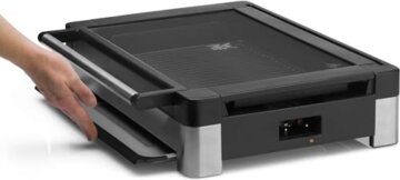 WMF 415430011 Tischgrill mit Glasdeckel, Cromargan 18/10, Silber - 5