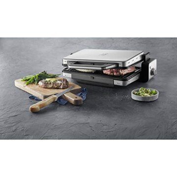 WMF Lono Kontaktgrill 2-in-1, Tischgrill, Grillplatten spülmaschinenfest, 2100 W - 13