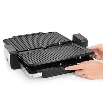 WMF Lono Kontaktgrill 2-in-1, Tischgrill, Grillplatten spülmaschinenfest, 2100 W - 7