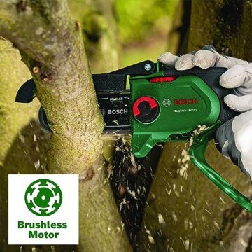 Bosch Akku - Mini Kettensäge EasyChain 18V-15-7 (Zum Schneiden von Holz; 18 Volt System; Kettengeschwindigkeit: 6,95 m/s; ohne Akku) - 3