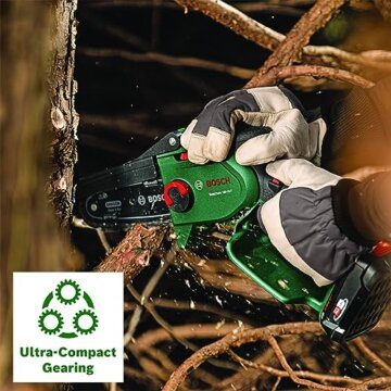 Bosch Akku - Mini Kettensäge EasyChain 18V-15-7 (Zum Schneiden von Holz; 18 Volt System; Kettengeschwindigkeit: 6,95 m/s; ohne Akku) - 5