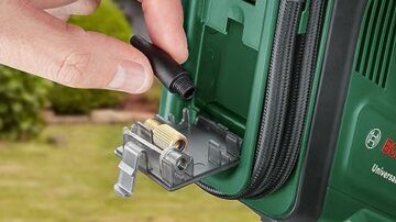 Bosch elektrische Luftpumpe Luftkompressor UniversalPump 18V (ohne Akku, 18 Volt System, für Auto-, Motorrad- und Fahrradreifen, 150 PSI, 10.3 Bar, im Karton) - 2