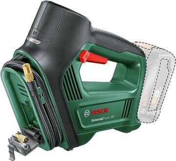 Bosch elektrische Luftpumpe Luftkompressor UniversalPump 18V (ohne Akku, 18 Volt System, für Auto-, Motorrad- und Fahrradreifen, 150 PSI, 10.3 Bar, im Karton) - 1