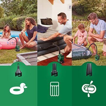 Bosch Home and Garden Bosch Home and Garden Bosch elektrische Luftpumpe/Luftpumpe für Luftmatratze EasyInflate 18V-500 (ohne Akku; 18 Volt System; zum Aufblasen und Entleeren; im Karton) - 5