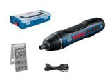 Bosch Professional Akkuschrauber Bosch GO (inkl. 25-tlg. Bit-Set, USB-Ladekabel, Ohne Ladekabeladapter, L-BOXX Mini) - Amazon Exclusive Set - 1