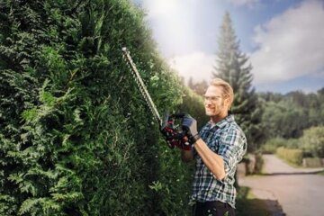 Einhell Akku-Heckenschere GC-CH 1855/1 Li-Solo Power X-Change (18 V, 55 cm Schnittlänge, 18 mm Zahnabstand, inkl. Schnittgutsammler, ohne Akku) - 4