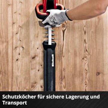 Einhell Akku-Heckenschere GC-CH 1855/1 Li-Solo Power X-Change (18 V, 55 cm Schnittlänge, 18 mm Zahnabstand, inkl. Schnittgutsammler, ohne Akku) - 9