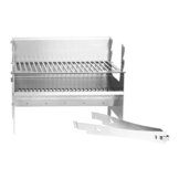 FENNEK 2.0 | Mobiler und steckbarer Holzkohle-Grill aus Edelstahl für Camping, Trekking, Vanlife, Garten und Outdoor Grill-Spaß (FENNEK 2.0) - 1