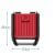 George Foreman Kontaktgrill & Panini- / Sandwichgrill [Größe 24x17cm - für 3 Portionen] Compact Steel Rot (für Fleisch, Fisch und Gemüse, Panini und Sandwichmaker, Reduziert bis zu 42 % Fett)25030-56 - 7