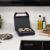 George Foreman Kontaktgrill & Panini- / Sandwichgrill [Größe 24x17cm - für 3 Portionen] Compact Steel Rot (für Fleisch, Fisch und Gemüse, Panini und Sandwichmaker, Reduziert bis zu 42 % Fett)25030-56 - 8