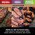 Ninja Woodfire Elektrogrill, Camping-Grill mit Smoker-& Heißluftfritteuse, 7-in-1-Outdoor Grill, räuchern, braten, backen, wetterfest, antihaftbeschichtet, tragbar, Grau/Schwarz OG701EU - 3
