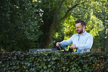 RYOBI 18 V ONE+ Akku-Heckenschere RY18HT55A-120 (Schnittgeschwindigkeit 1350 U/min, Messerlänge 55 cm, 24 mm Messerabstand, ohne Akku & Ladegerät im Karton) - 7