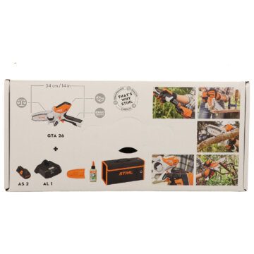STIHL Akku-Gehölzschneider GTA 26 SET  AS 2 und AL 1 Akku GA01 011 6910