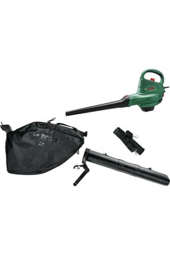 Bosch elektrischer Laubsauger/Laubbläser UniversalGardenTidy 3000 (3000 W, Fangsack 50 l, stufenlose Drehzahleinstellung, zum Blasen, Saugen und Häckseln von Laub, in Kartonverpackung) - 1