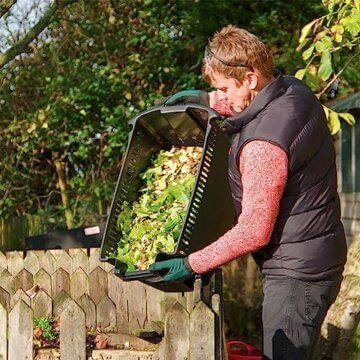 Bosch Turbinenhäcksler AXT 25 TC (2.500 W; geeignet für Holz und harte Gartenabfälle; integrierte Fangbox 53 l; in Karton) - 6