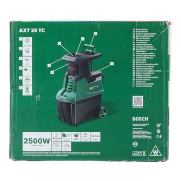 Bosch Turbinenhäcksler AXT 25 TC (2.500 W; geeignet für Holz und harte Gartenabfälle; integrierte Fangbox 53 l; in Karton) - 8