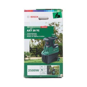 Bosch Turbinenhäcksler AXT 25 TC (2.500 W; geeignet für Holz und harte Gartenabfälle; integrierte Fangbox 53 l; in Karton) - 9