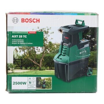 Bosch Turbinenhäcksler AXT 25 TC (2.500 W; geeignet für Holz und harte Gartenabfälle; integrierte Fangbox 53 l; in Karton) - 10