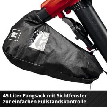 Einhell Akku-Laubsauger GE-CL 36/230 Li E-Solo Power X-Change (Lithium-Ionen, 18 Volt, Saug-/Blasfunktion, Turboschalter, inkl. Saugrohr + Blasrohr, ohne Akku und Ladegerät) - 7