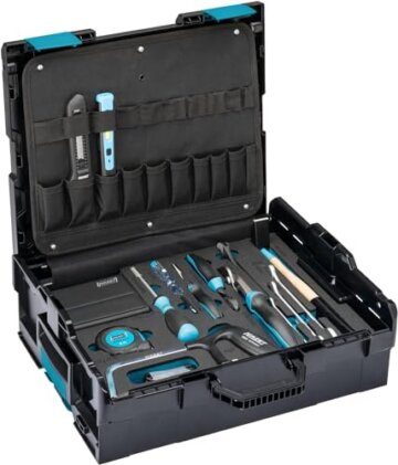 HAZET Werkzeug-Satz 190L-136/83 I 83-teilig, patentiertes L-Boxx Klicksystem mit 13,3 l Volumen mit Beschriftungsfeldern I Aufbewahrung und Transport von hochwertigem Werkzeug - 1