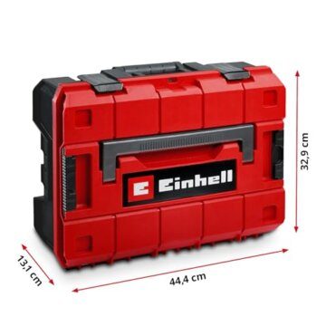 Original Einhell E-CASE 80-tlg. Werkzeugkoffer (Werkzeug-Set im robusten, stapelbaren Kunststoffkoffer als ideale Grundausstattung für den Haushalt, die Werkstatt oder unterwegs) - 15