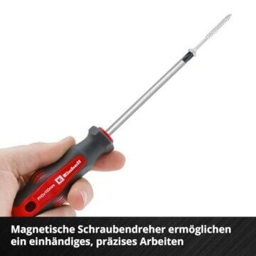 Original Einhell E-CASE 80-tlg. Werkzeugkoffer (Werkzeug-Set im robusten, stapelbaren Kunststoffkoffer als ideale Grundausstattung für den Haushalt, die Werkstatt oder unterwegs) - 10