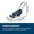 Bosch Professional 18V System Akku-Rasenmäher GRA 18V2-46 (Schnittbreite: 46 cm, 6-stufige Höheneinstellung, 60-Liter-Textil-Grasfangkorb, inkl. 2 x Isolierschlüssel, Mulcher) - 6