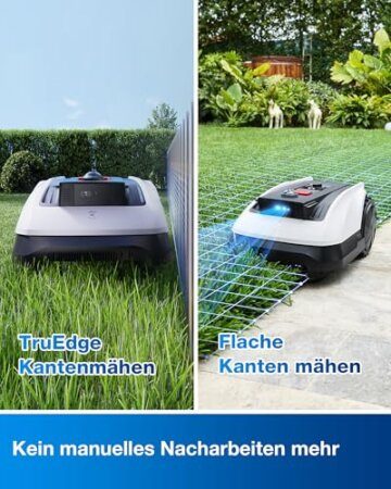 ECOVACS Goat O500 Panorama Mähroboter ohne Begrenzungskabel, 500 m², Auto-Kartierung Rasenmäher Roboter, Setup-frei, LiDAR-unterstützte visuelle Navigation, passiert 0,7m Engstellen, 45% Steigungen - 6