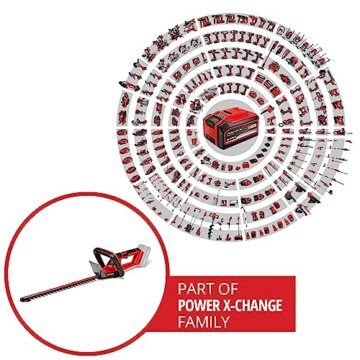 Einhell Akku-Heckenschere GC-CH 18/50 Li Solo Power X-Change (Li-Ion, 18V, Metallgetriebe, Alu-Messerabdeckung, inkl. Köcher, ohne Akku und ohne Ladegerät) - 2