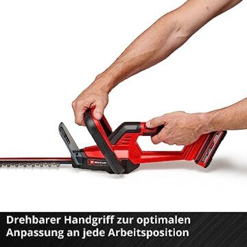 Einhell Akku-Heckenschere GC-CH 18/50 Li Solo Power X-Change (Li-Ion, 18V, Metallgetriebe, Alu-Messerabdeckung, inkl. Köcher, ohne Akku und ohne Ladegerät) - 5
