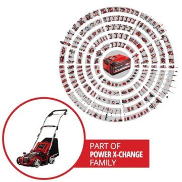 Einhell Akku-Vertikutierer-Lüfter GE-SA 36/35 Li-Solo Power X-Change (Li-Ion, 36 V, bürstenloser Motor, 35cm Messerwalze, 28L Fangsack, einstellbare Arbeitstiefe, ohne Akku & Ladegerät) - 2
