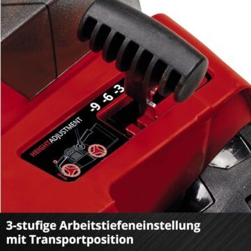 Einhell Akku-Vertikutierer-Lüfter GE-SA 36/35 Li-Solo Power X-Change (Li-Ion, 36 V, bürstenloser Motor, 35cm Messerwalze, 28L Fangsack, einstellbare Arbeitstiefe, ohne Akku & Ladegerät) - 8