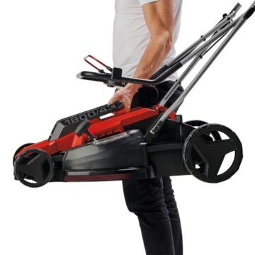 Einhell Elektro-Rasenmäher GC-EM 1800/43 (1.800 W, 43 cm Schnittbreite, bis 800 m², 50 L Fangkorb, zentrale Schnitthöhenverstellung mit 20-65 mm Schnitthöhe) - 7